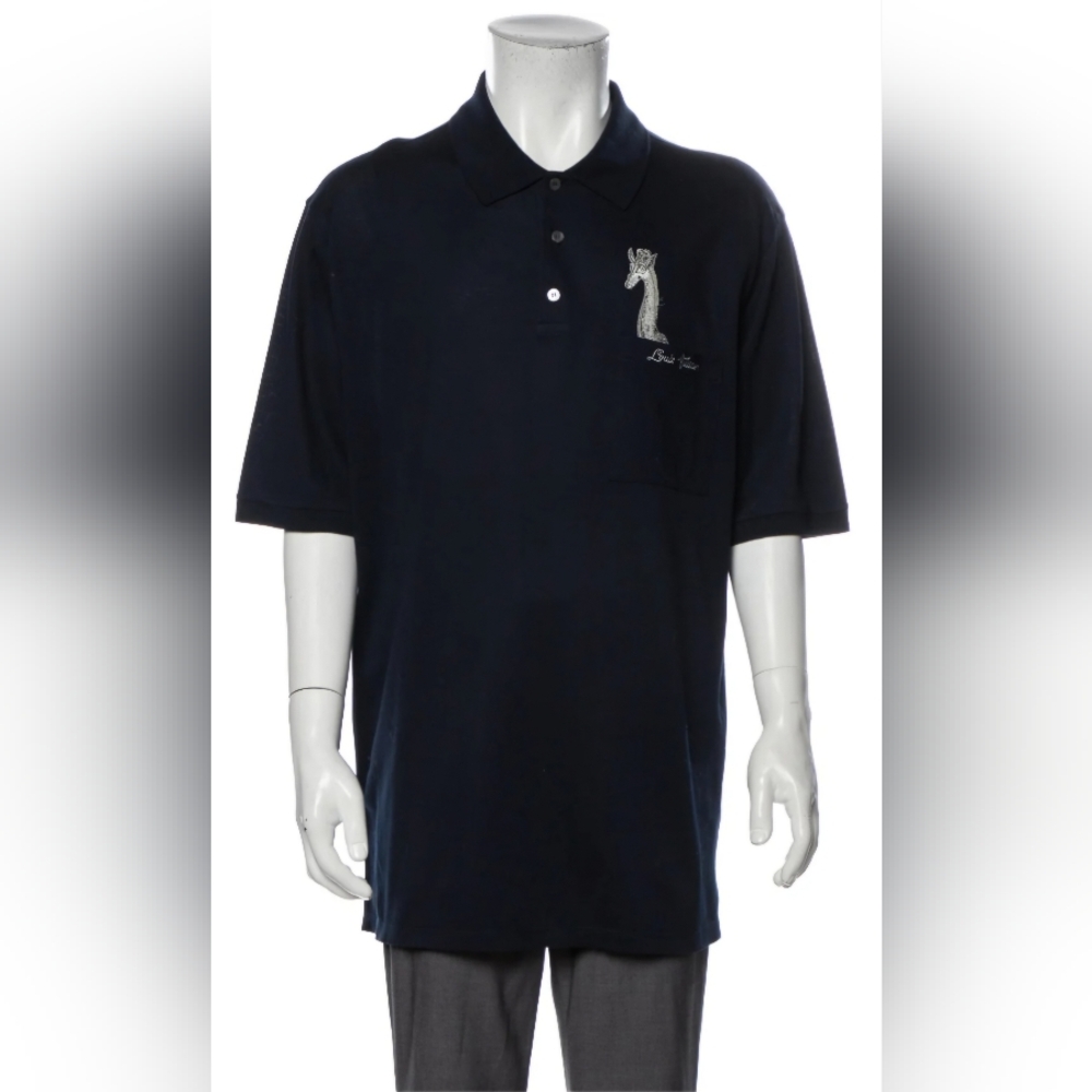 Louis Vuitton Chapman Bros Polo Blue  XXL